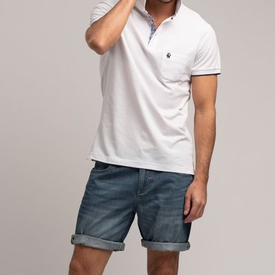 Bermuda uomo 5 tasche in denim light